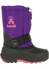 NIB Kamik Rocket Winter Boot - Girls' Size 6 Youth Purple Junior
