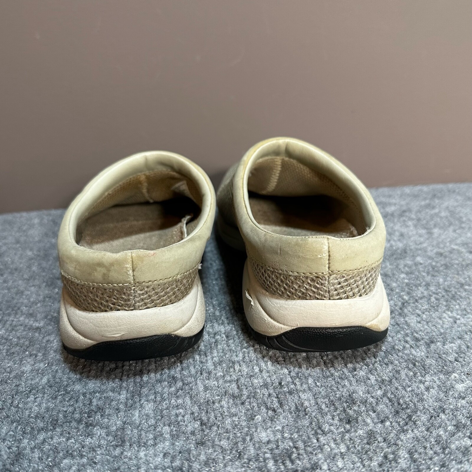 Merrell Scarpe Donna 10 Argento Grigio Breeze Mules Slip On J63314