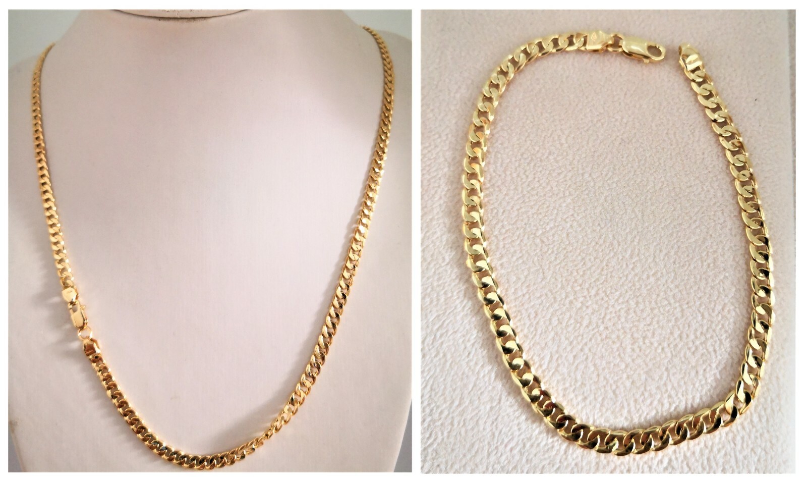 Kenivira Set Gioielli Donna: Collana E Bracciale Regolabili In Acciaio Inossidabile - Oro/Argento, Con Scatola Regalo - 4