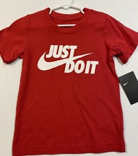 Nike Boys Cotton Short Sleeve Shirt Size 6  NWT