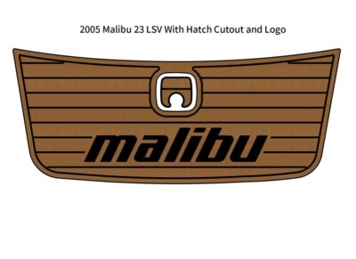 2005 Malibu 23 LSV Swim Platform Step Pad Boat EVA Foam Faux Teak Deck Floor Mat
