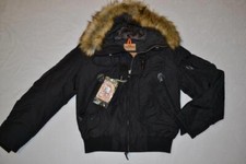 Authentique Parajumpers Gobi Éco Hommes Veste Bomber Noir Tout Tailles Tout Neuf