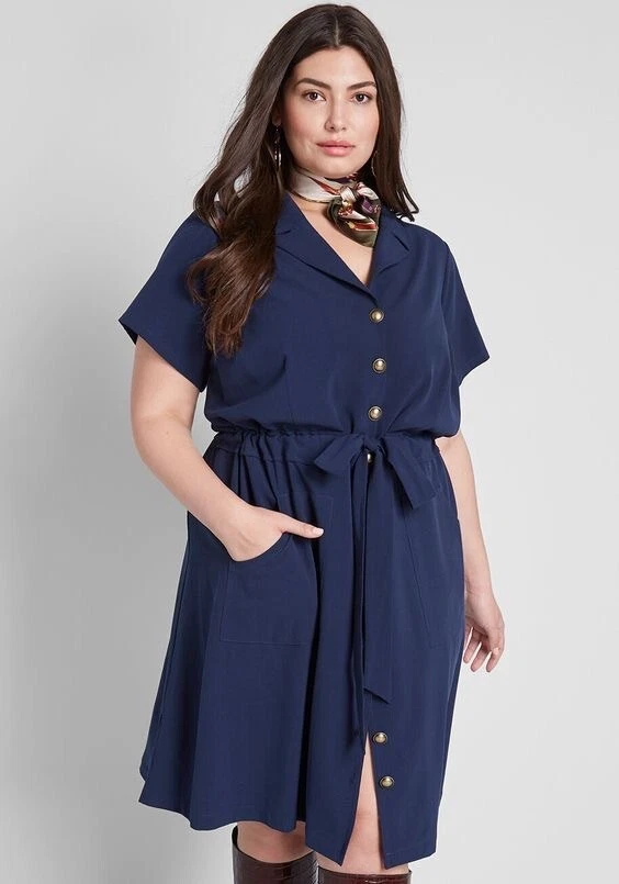Modcloth clearance navy dress