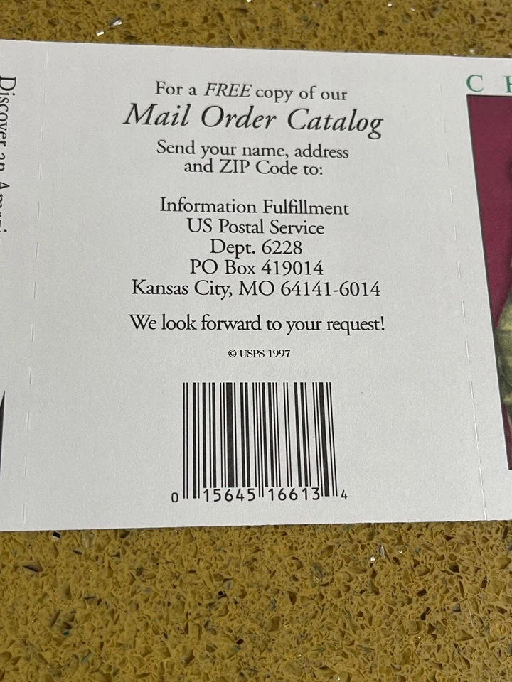 1998 Christmas Madonna & Child Sc 3244a MNH 32c booklet of 20 Stamps - Image 3 of 3