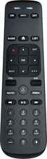 Black Voice Remote Control for Smart Home Entertainment and Channel Navigation