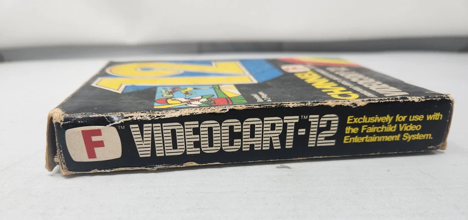 Fairchild Channel F Videocart-12 Box Only (Baseball) – Heavy Wear – 1970s - Image 3 of 4
