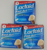 Lactaid Fast Act 36 Cablets (300450910127) 3 Pack Lactaid Fast Act 36 Cablets (300450910127) 3 Pack