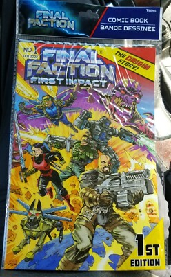 Final Faction First Impact No. 1  Origin Story 1st Edition Mint HTF
