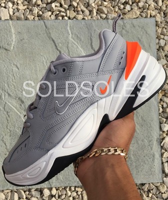 nike m2k tekno orange grey