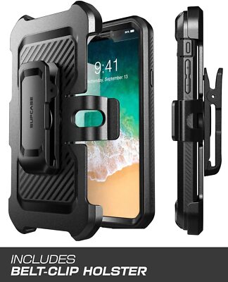 SUPCASE for iPhone Xs Max Full Body Screen Case Holster Stand Shockproof Cover