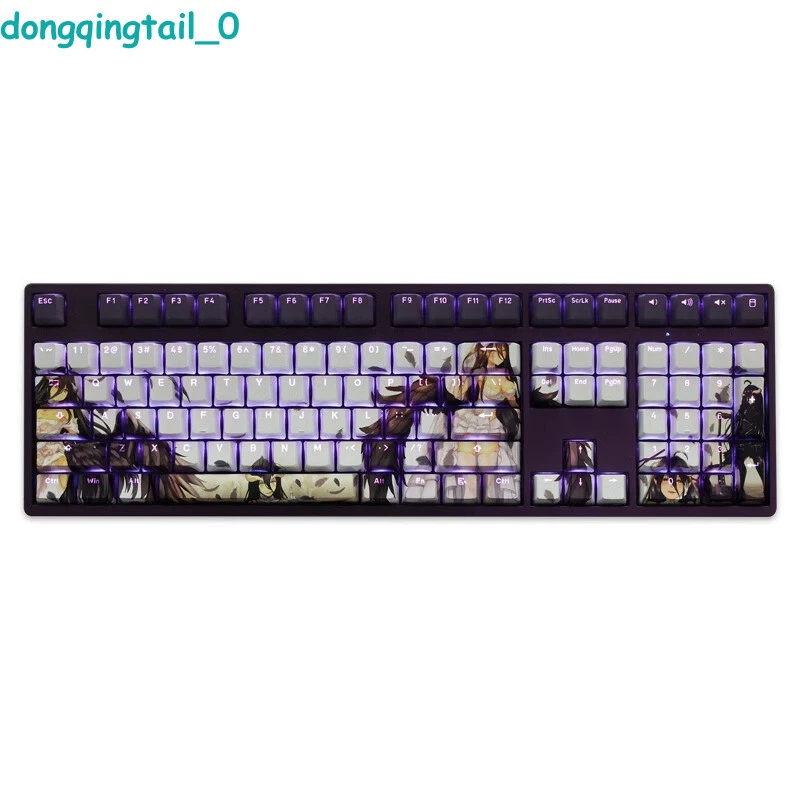 Overlord Albedo Transparent 108Keys PBT RGB OEM Keycap For Mechanical Keyboard - Image 3 of 4