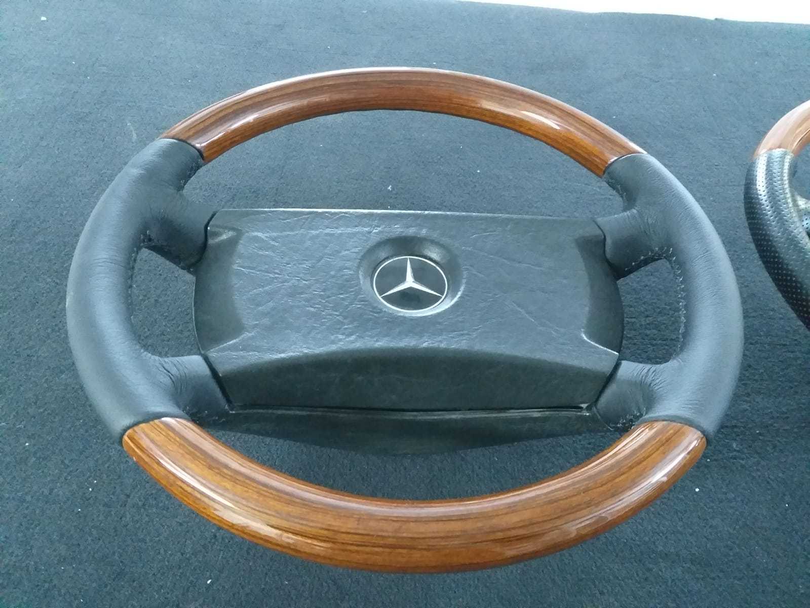Remanufactured Mercedes Steering Wheel Fits W123 W124 W126 W201 Zebrano