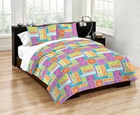 Regal Home Collections 3-piece 86 By 86-inch Darla Printed Quilt Set, Queen, Spi on sale Regal Home Collections 3-piece 86 By 86-inch Darla Printed Quilt Set, Queen, Spi on sale