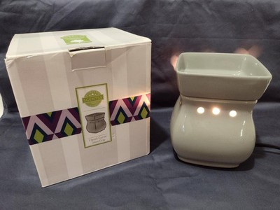 Scentsy Classic Curve Gloss Gray Full Size Wax Warmer Burner w/bulb | eBay