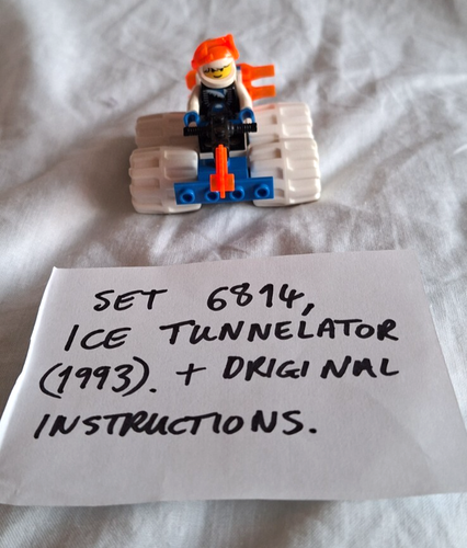 LEGO Space 6814, Ice Tunnelator 1993 Complete, Original Instructions, No box. - Picture 4 of 13