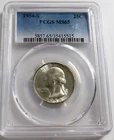 1954 S 90% Silver Washington Quarter Dollar PCGS MS-65 This Exact Slab/ Cert #