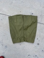Vintage High Waist Boy Scouts Shorts Youth Olive Green Pocket tote 56 