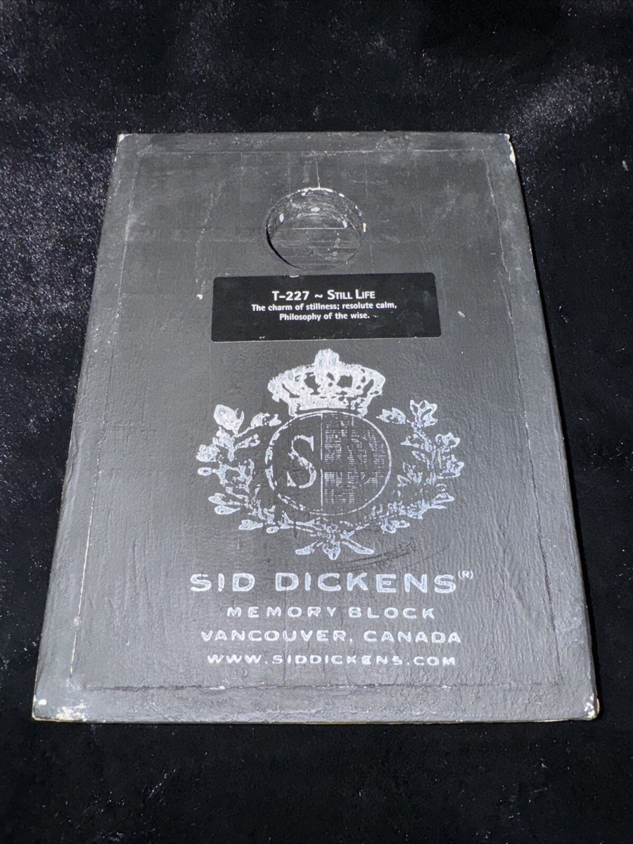 Sid Dickens T-227 Still Life Memory Tile Retired Fruit Pear Grapes