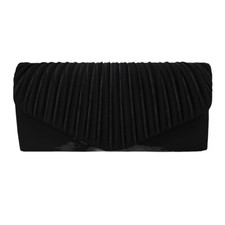 Borsetta Donna Ecopelle Pochette Elegante Da Sera Cerimonia Party Clutch