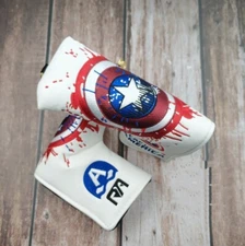 Golf Club Putter Mallet Head Cover Super Hero Captain America Iron Man