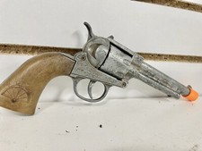 Tex Cap Gun Revolver Die Cast Metal Toy Pistol Edison Giocattoli Italy