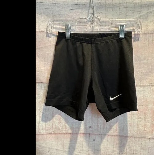 Nike Dri-Fit Athletic Shorts Girls Small Black Shorts - Picture 2 of 5