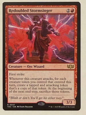 Redoubled Redoubled Stormsinger - Commander: Tarkir: Dragonstorm: MTG | eBay