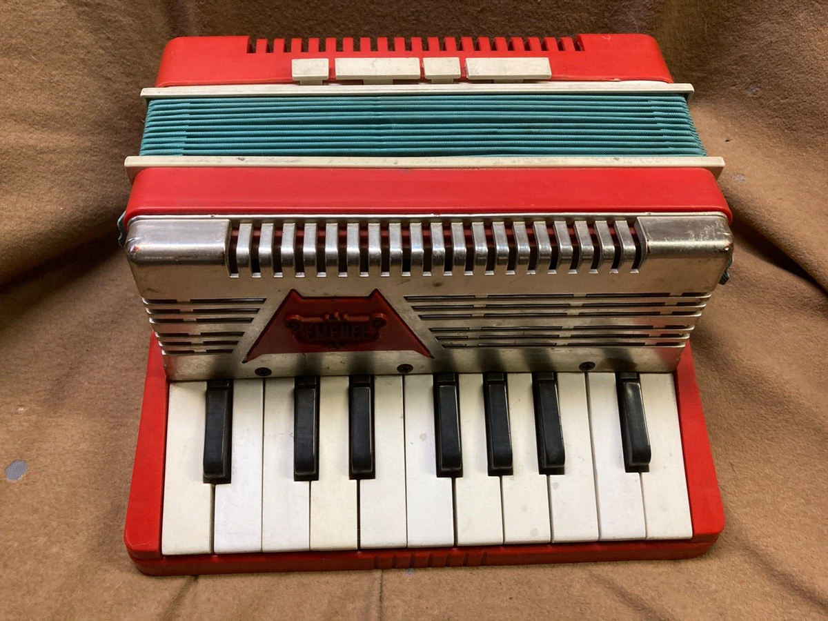 1950's vintage Emenee Golden Piano Accordian, working condition | eBay