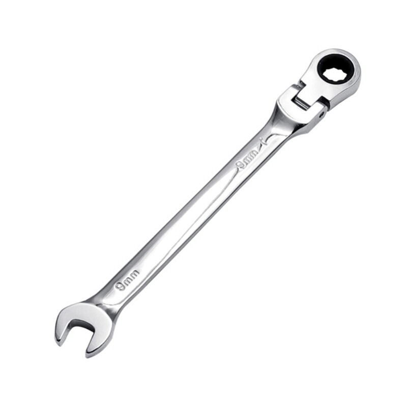 Movable for Head Ratchet Wrench Dualpurpose Ratchet Tool Wrench