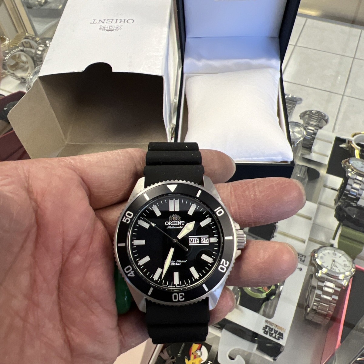 Orient Mako III Black Men's Watch - RA-AA0011B19B for sale