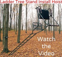 Ladder Tree Stand Installation Hoist System Ladder Tree Stand Installation Hoist System