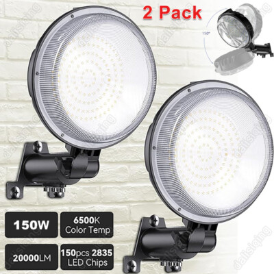 150W LED Barn Yard Street Outdoor Security Dusk to Dawn Waterproof Flood Light