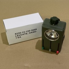 Bundeswehr Leuchte, Hand (Gelb-, Rot-, Grünfilter) - 6230-12-120-3659