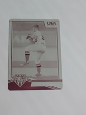 2019 USA Stars & Stripes * PRINTING PLATE ROOKIE 1/1 * #21 Parker Caracci RC 1/1