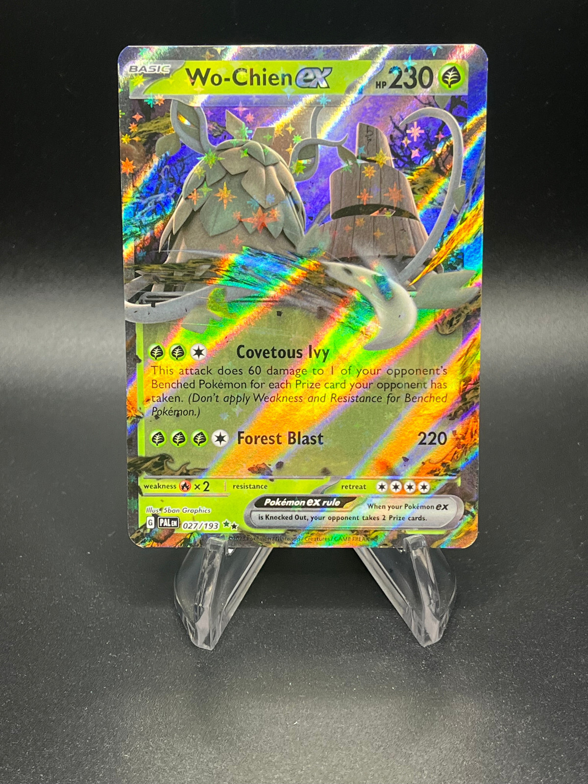 Pokemon TCG - Paldea Evolved - Wo-Chien EX 27/193 - Double Rare Holo
