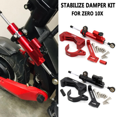 Electric Scooter Steering Stabilize Damper Mounting Bracket Kit For Zero 10X
