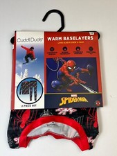 Cuddl Duds Boys Warm Baselayers Long Sleeve Crew  Pant 2 Piece NWT