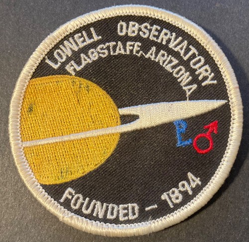 2 LOWELL OBSERVATORY FLAGSTAFF AZ FOUNDED 1894 Sew-On Patches PLUS Voyager 2 Pin - Picture 3 of 6