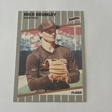 1989 Fleer Mike Brumley #302