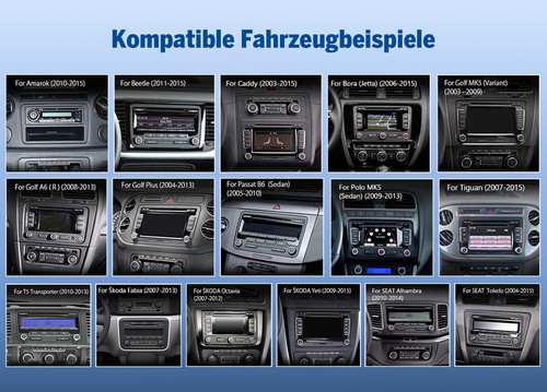Für VW Eonon VWX6S Android 13 6+64 Autoradio 9" QLED Navi Navigation CarPlay DSP - Bild 19 von 21