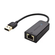 Cable Matters USB 2.0 to RJ45 10/100 Fast Ethernet Network Adapter in Black