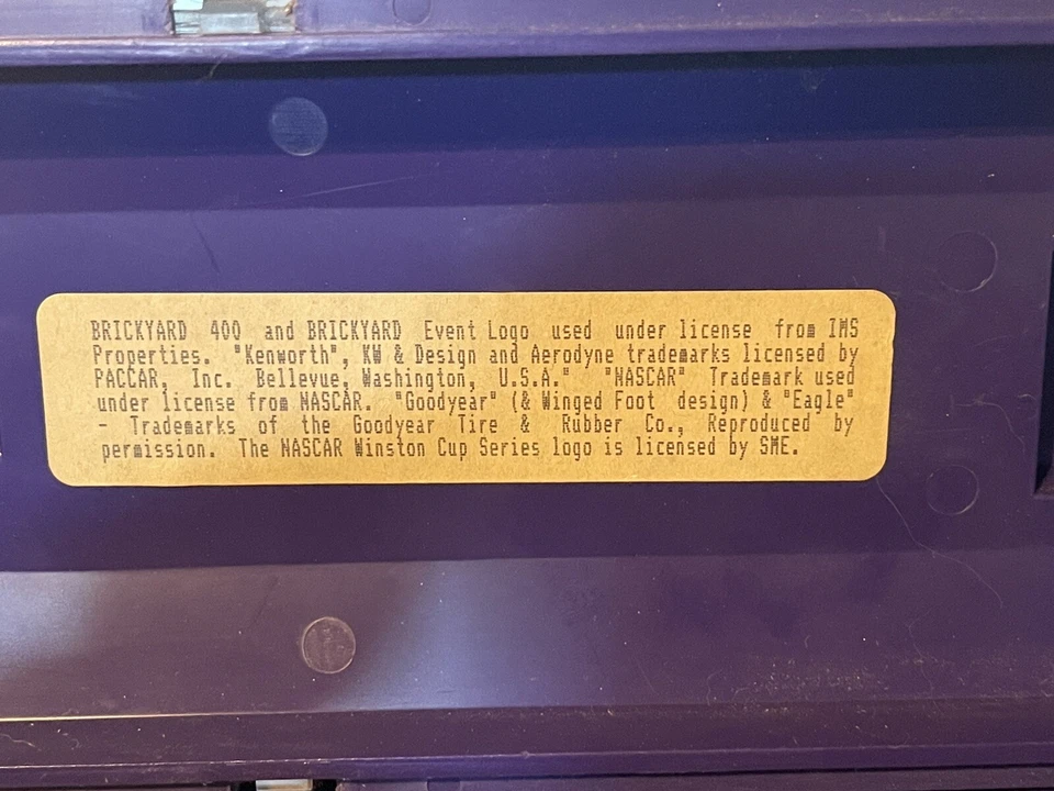 Racing Champions 1994 Inaugural Brickyard 400 Transporter 1:87 edición limitada #10979 Foto 4 de 4