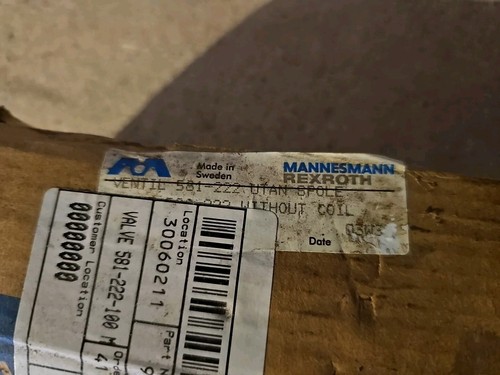 REXROTH Ventil 581-222 Utan Spole - Picture 2 of 2
