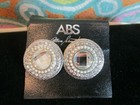 ABS by Allen Schwartz Crystal Disc Statement Earrings 🎁 NWT — photo 1