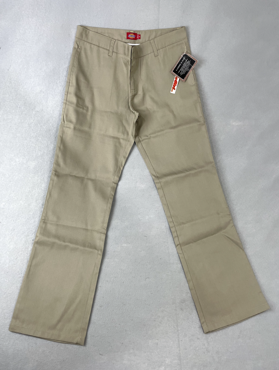 Dickies Girl Sizes 11 Style AL874G Twill Khaki Uniform Straight