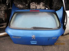 PEUGEOT 307 MK1 2003 REAR COMPLETE TAILGATE BOOTLID BLUE