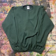 Vintage 90s tultex Superweight Blank Mens Crewneck Sweatshirt Size 2XL USA made