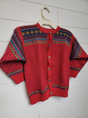 Dale Of Norway Kids Vintage Cardigan Sweater. Size 8 NWT. A15 - Picture 2 of 10