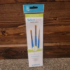 PRINCETON ARTIST BRUSH CO 3750SET104 SELECT VALUE SET #4 FILBERT 4 FLAT SHADE...