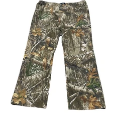 Realtree Edge Camo Pants Mens XL 42x31 Cotton Blend Hunting Leg Pocket Straight